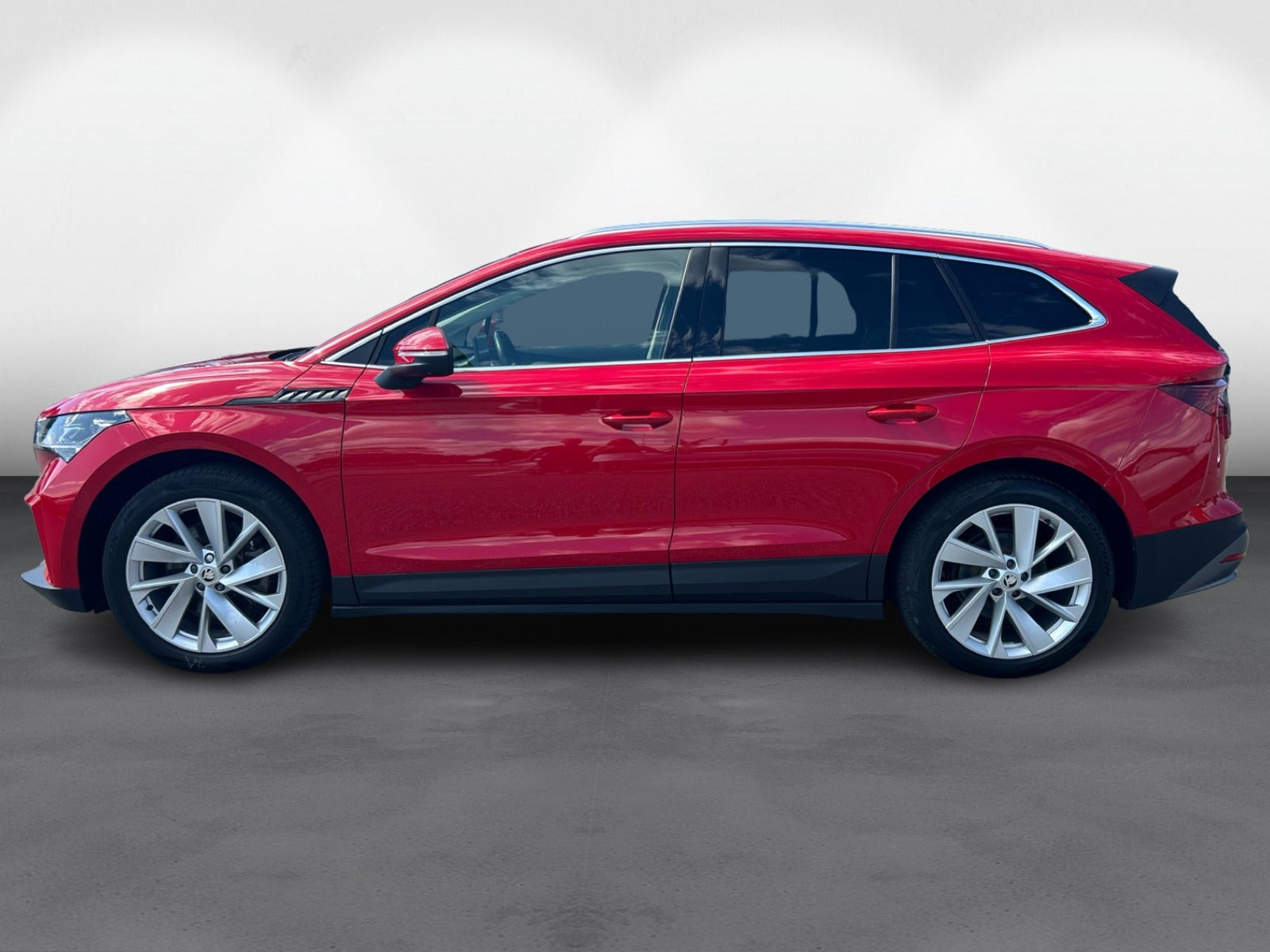 Rød Skoda Enyaq fra 2022