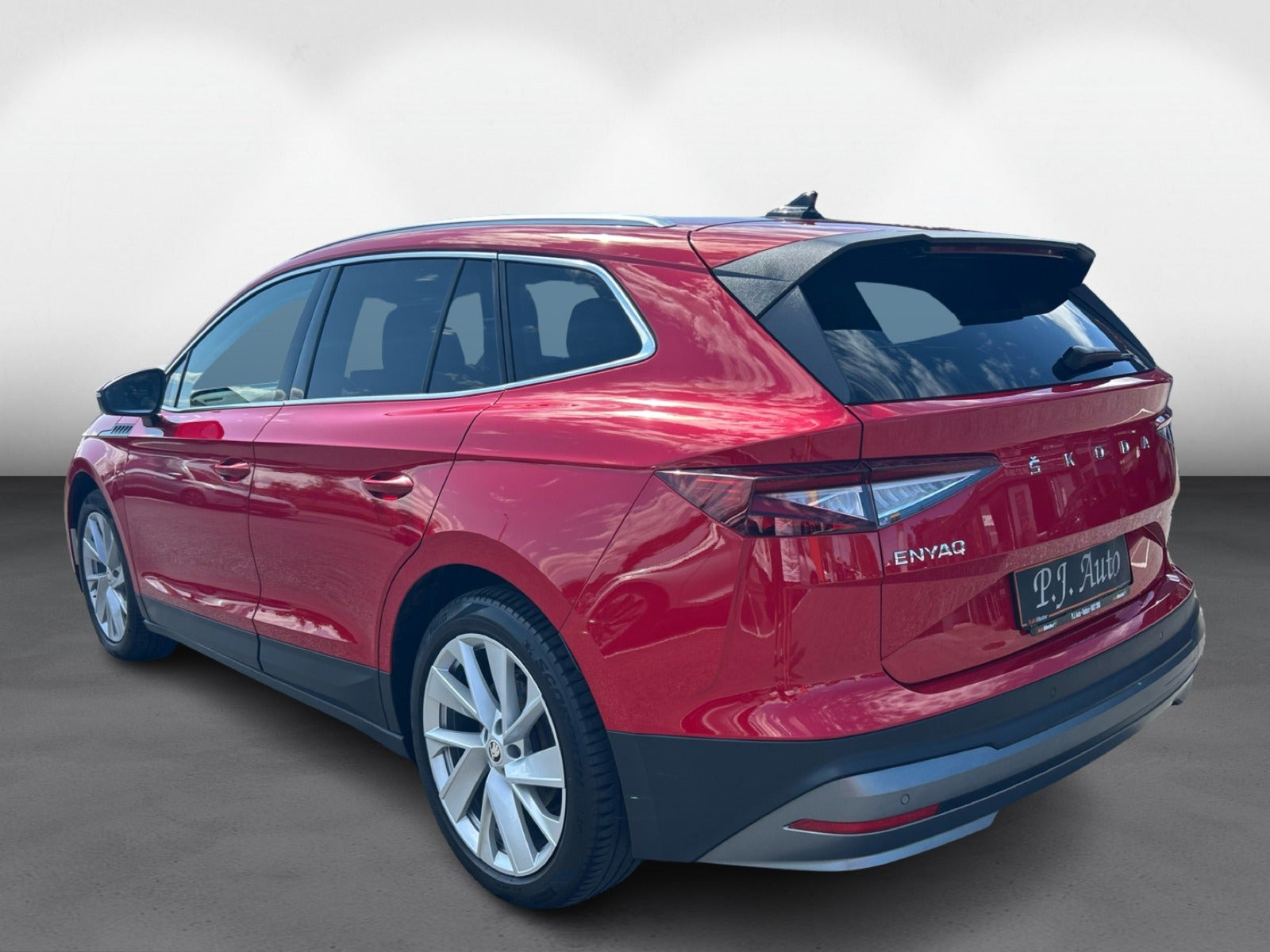 Rød Skoda Enyaq fra 2022
