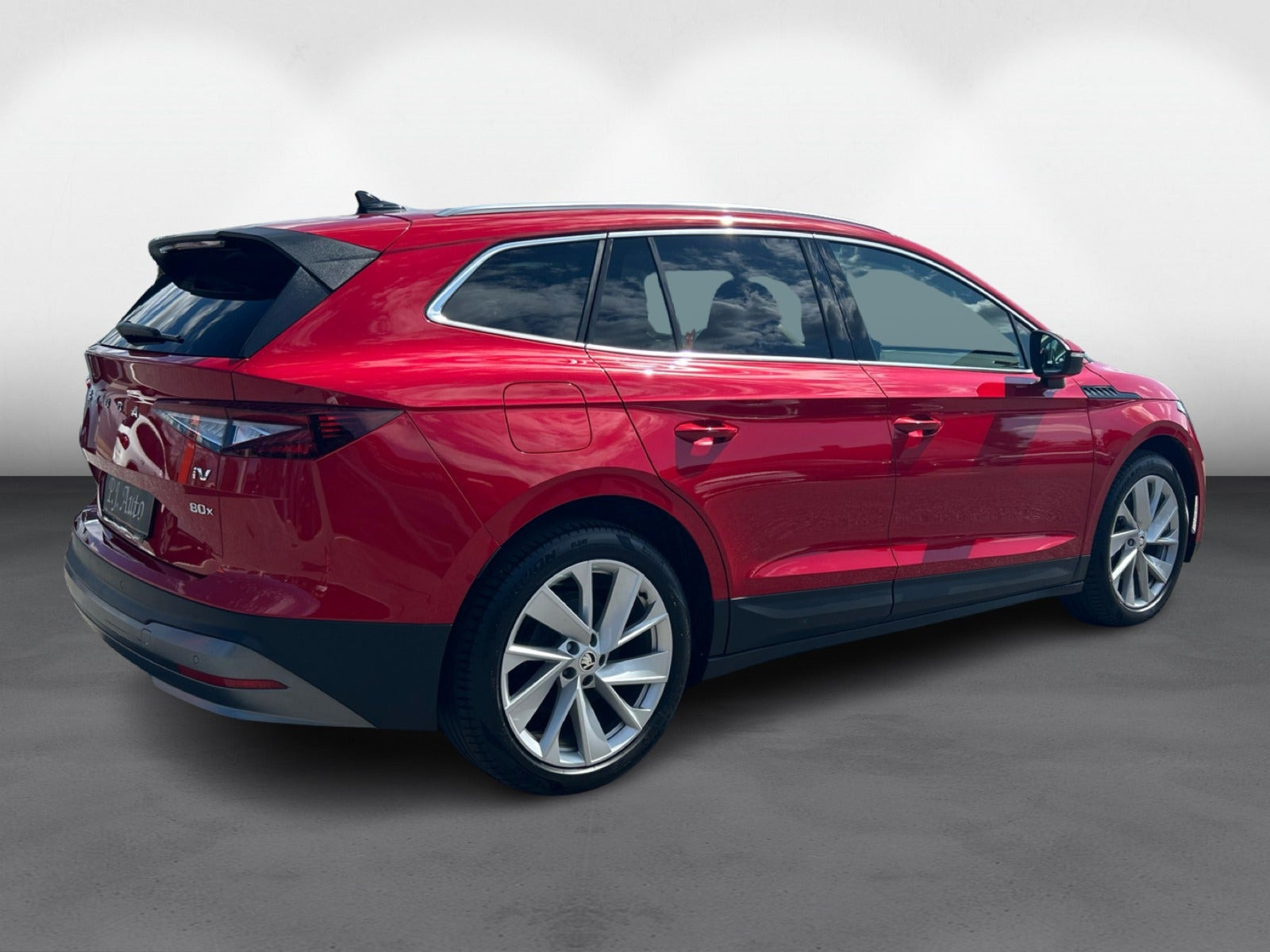Rød Skoda Enyaq fra 2022