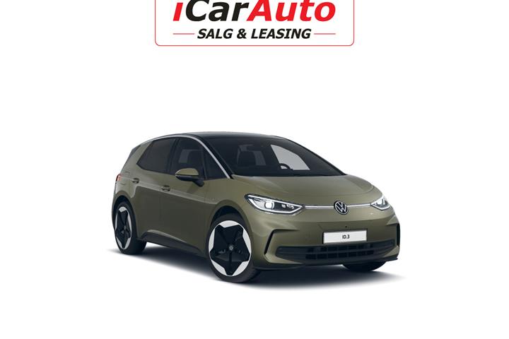 Grøn VW ID.3 fra 2023