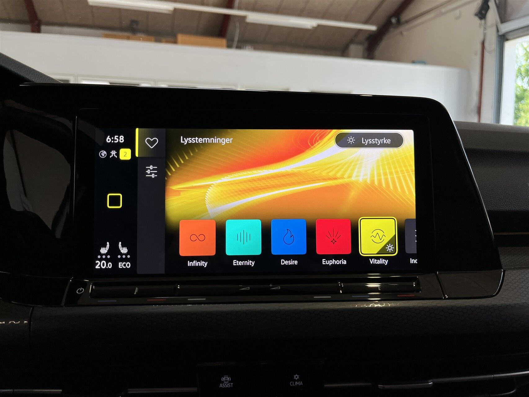 Hvid VW Golf fra 2021