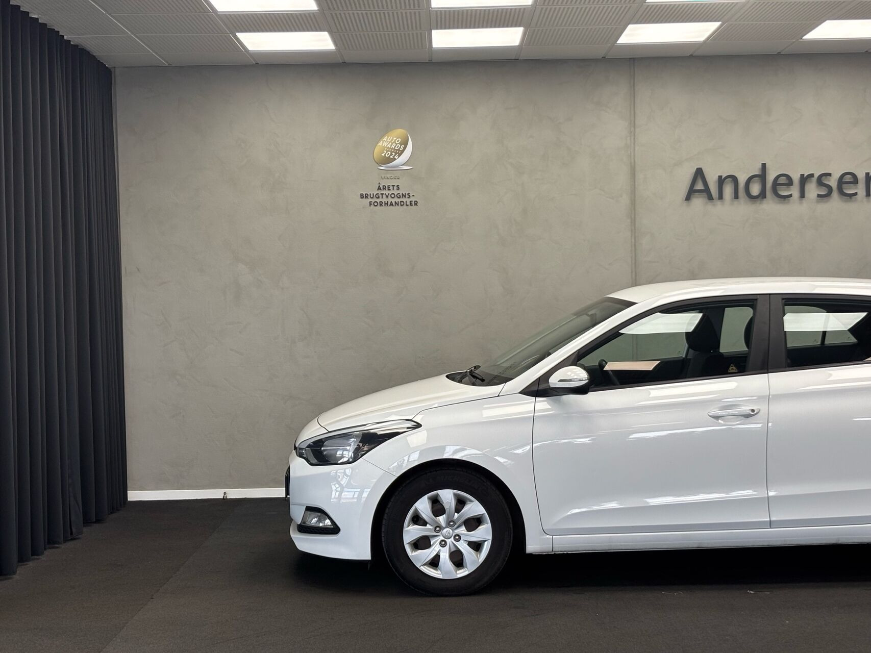 Hvid Hyundai i20 fra 2018