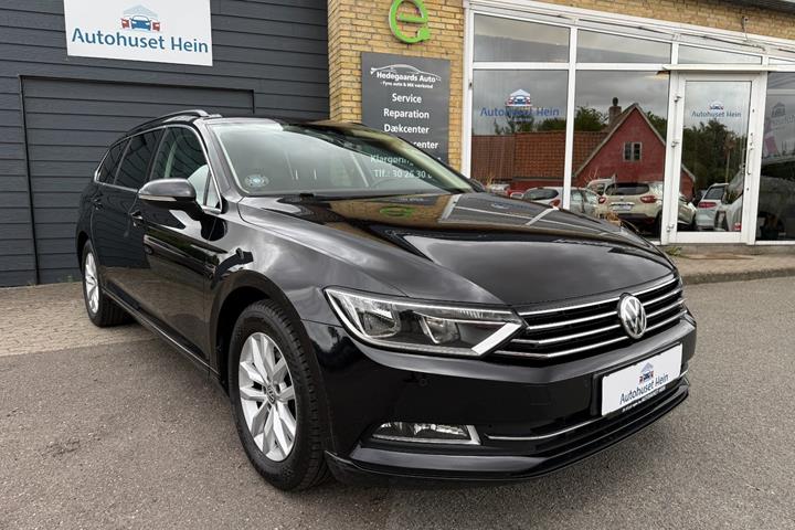 Sort VW Passat fra 2018