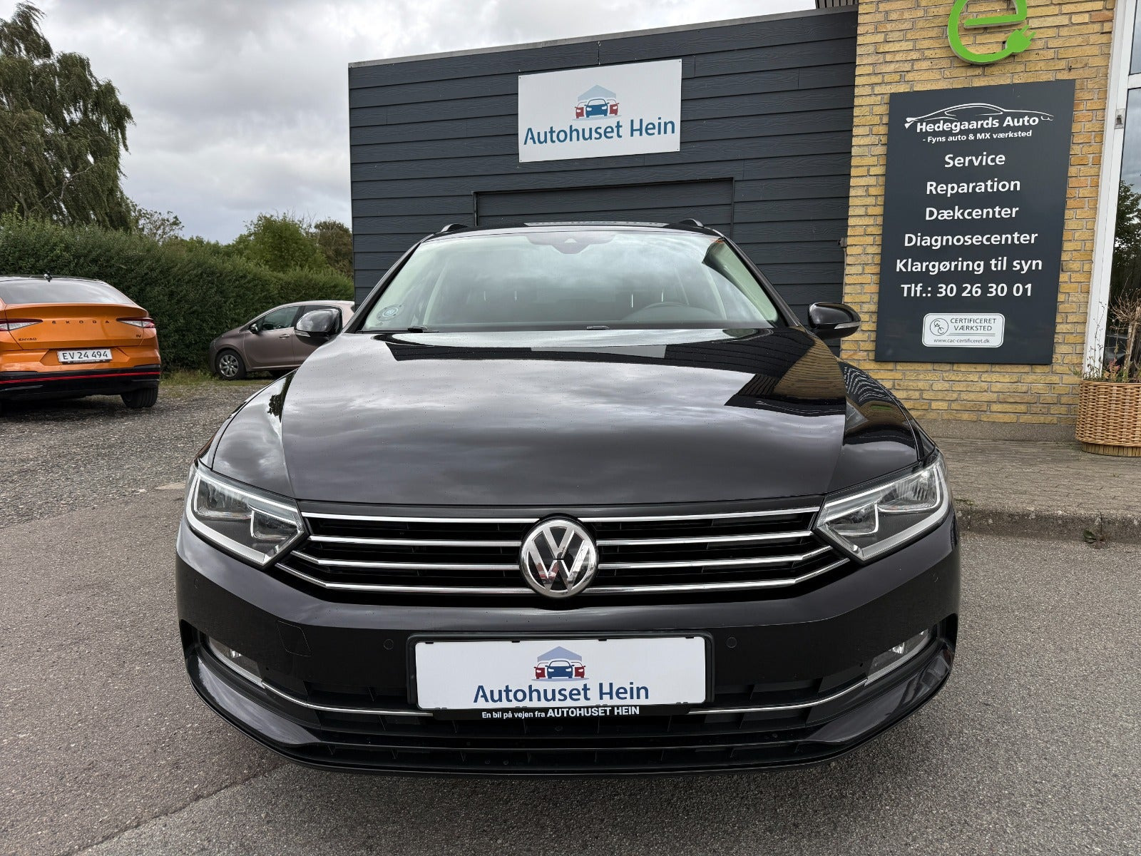Sort VW Passat fra 2018