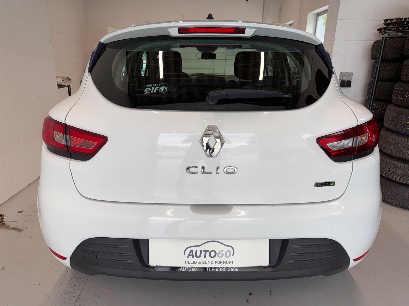 Hvid Renault Clio IV fra 2018