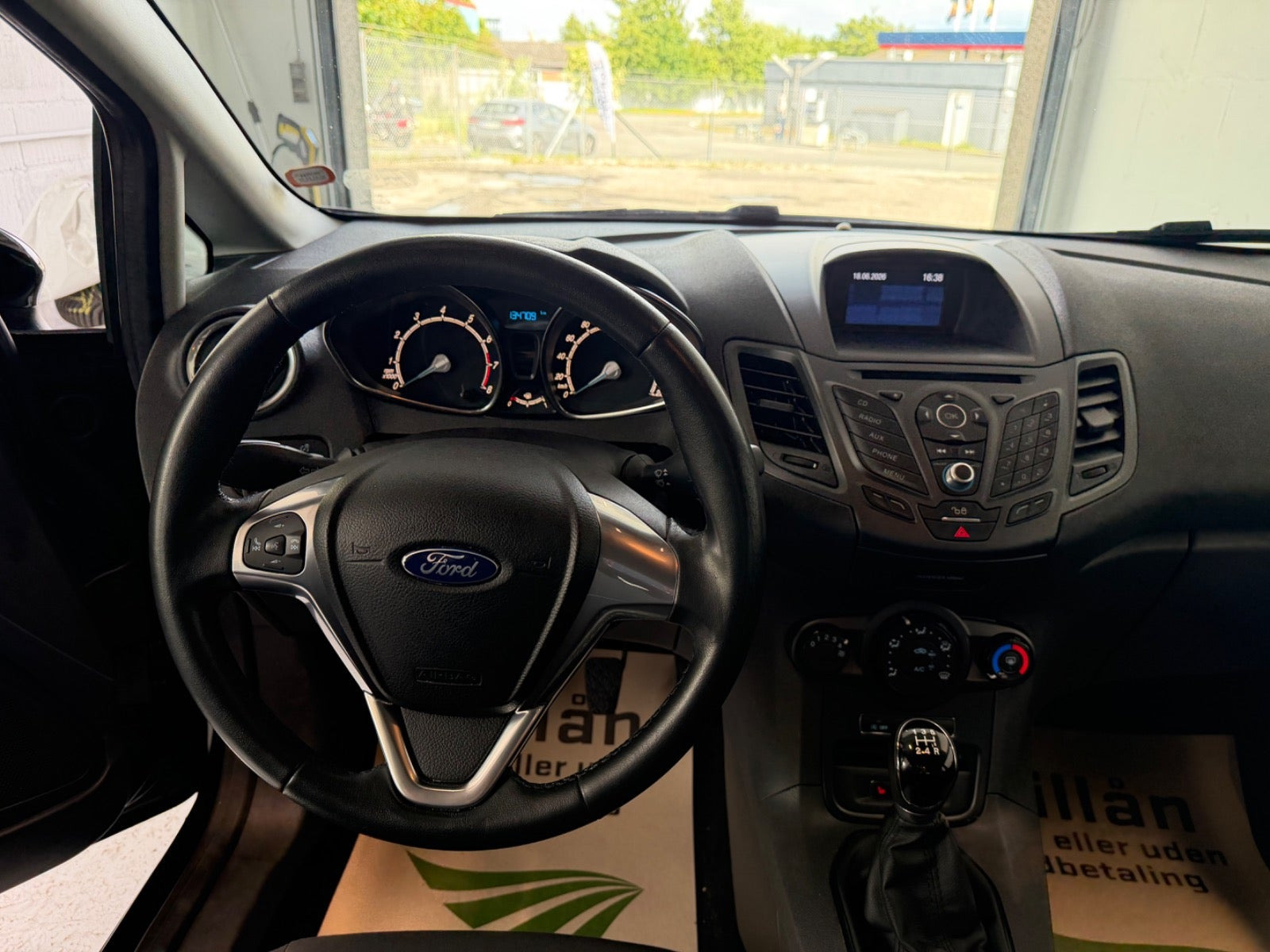 Sort Ford Fiesta fra 2016