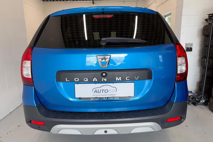 Blå Dacia Logan Stepway fra 2018