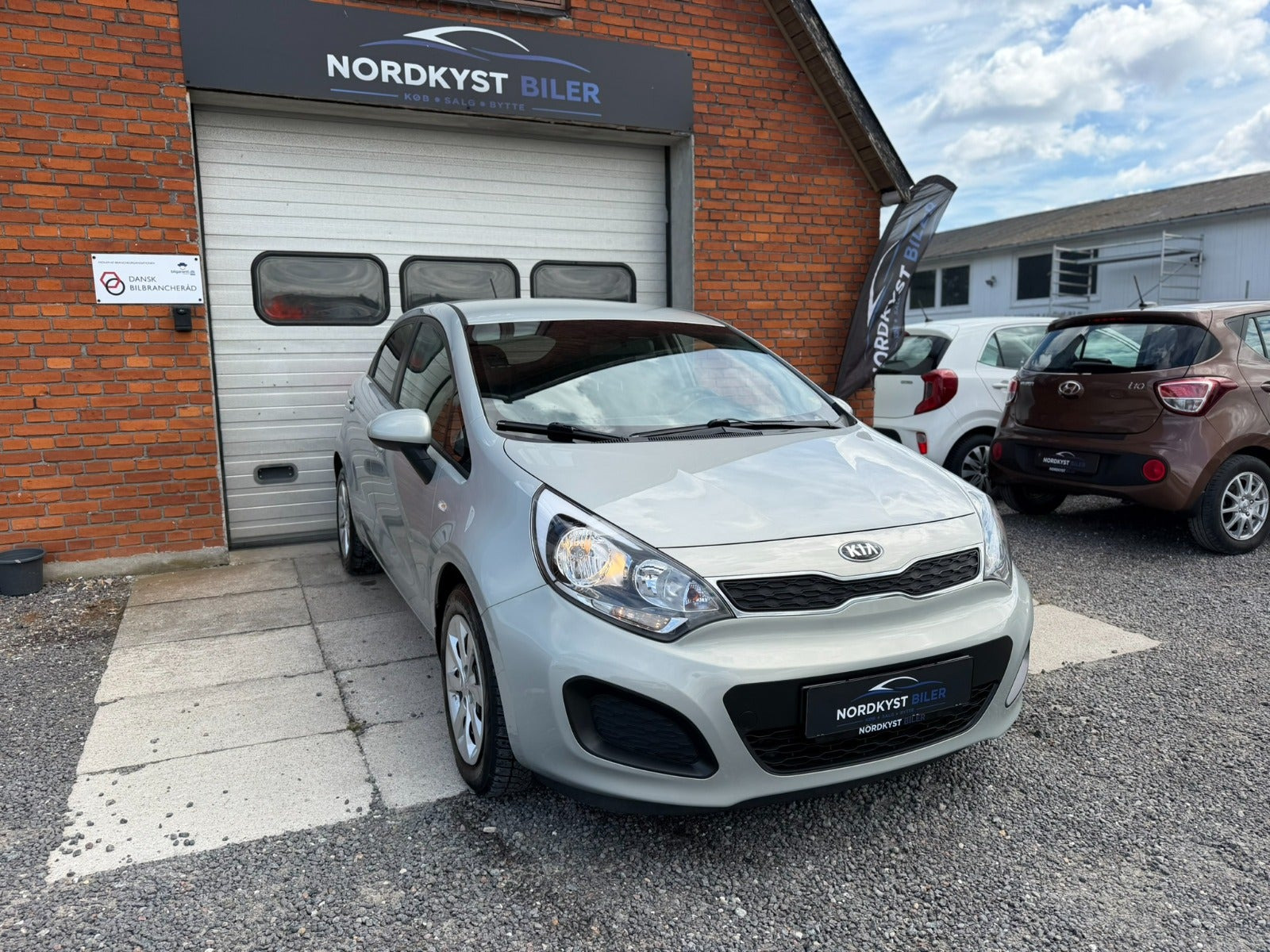 Sølv Kia Rio fra 2014