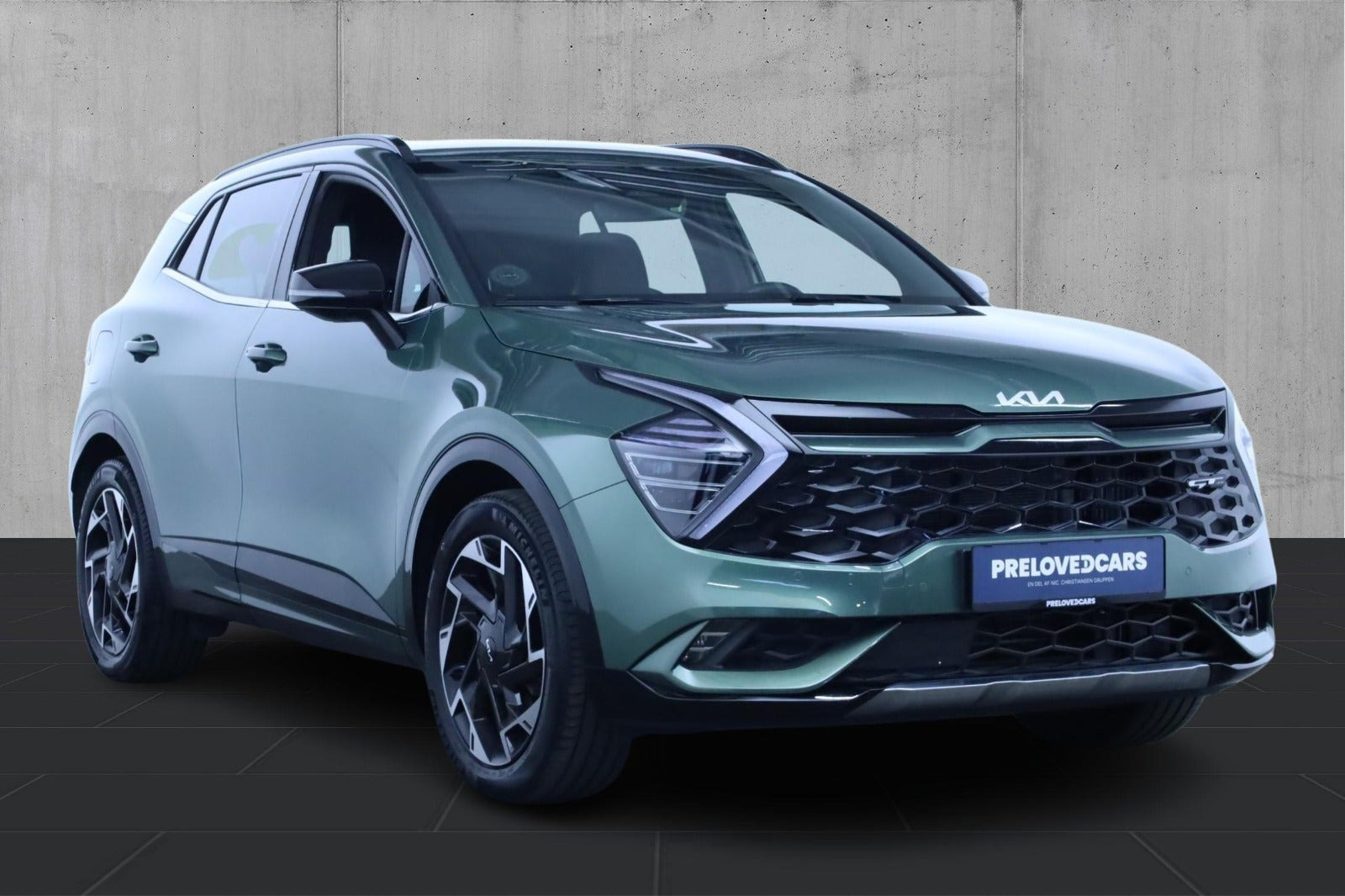Grøn Kia Sportage fra 2023