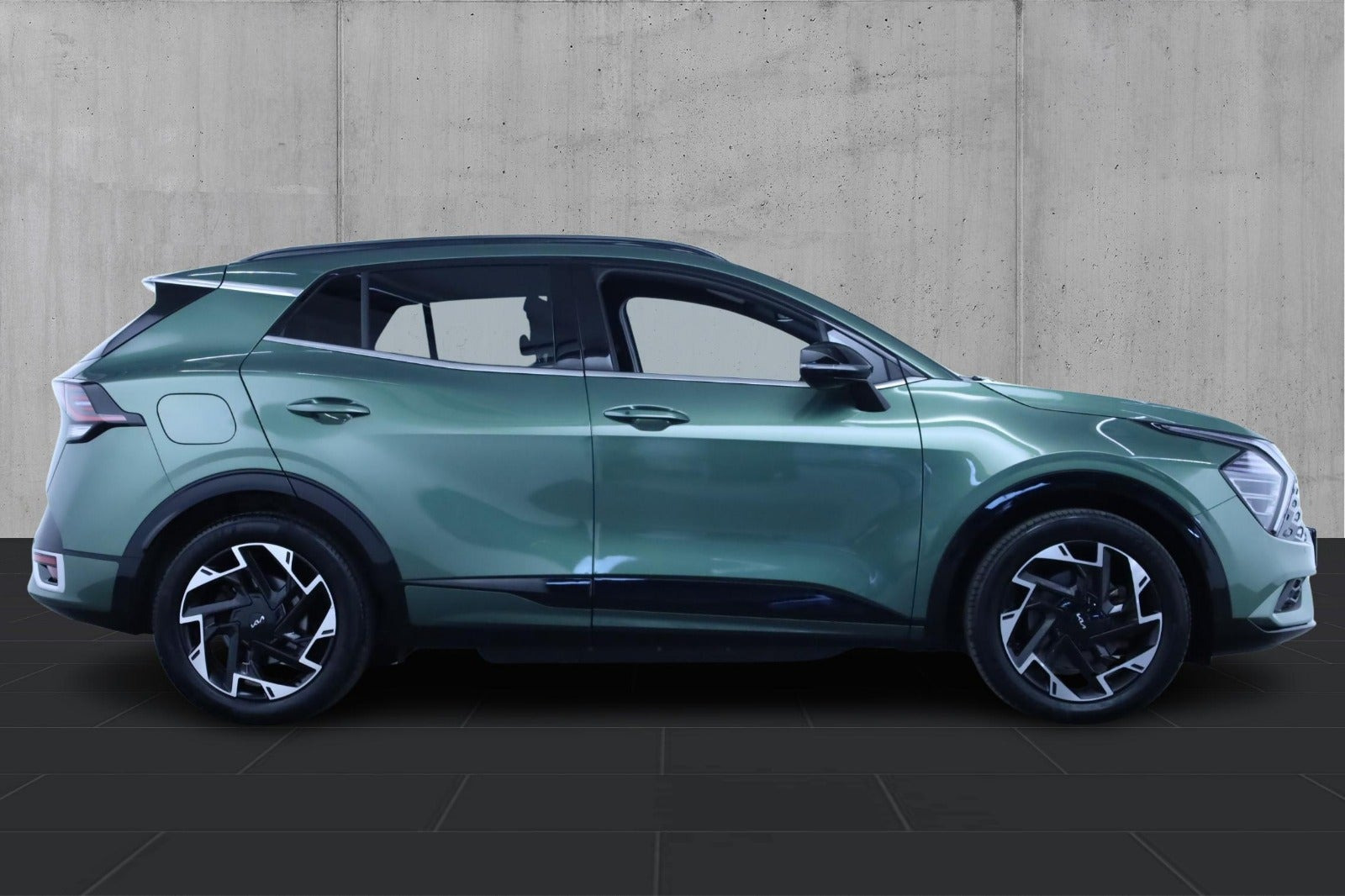 Grøn Kia Sportage fra 2023