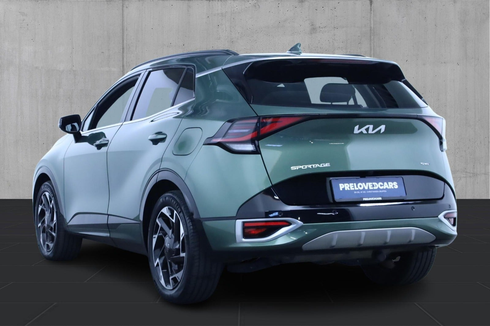 Grøn Kia Sportage fra 2023