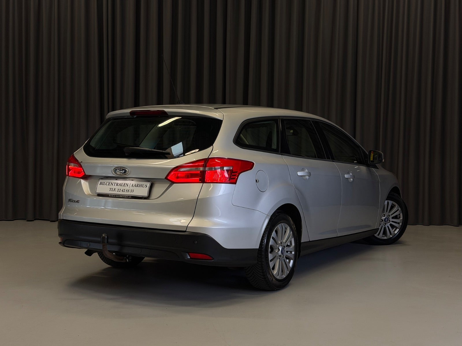 Sølv Ford Focus fra 2014
