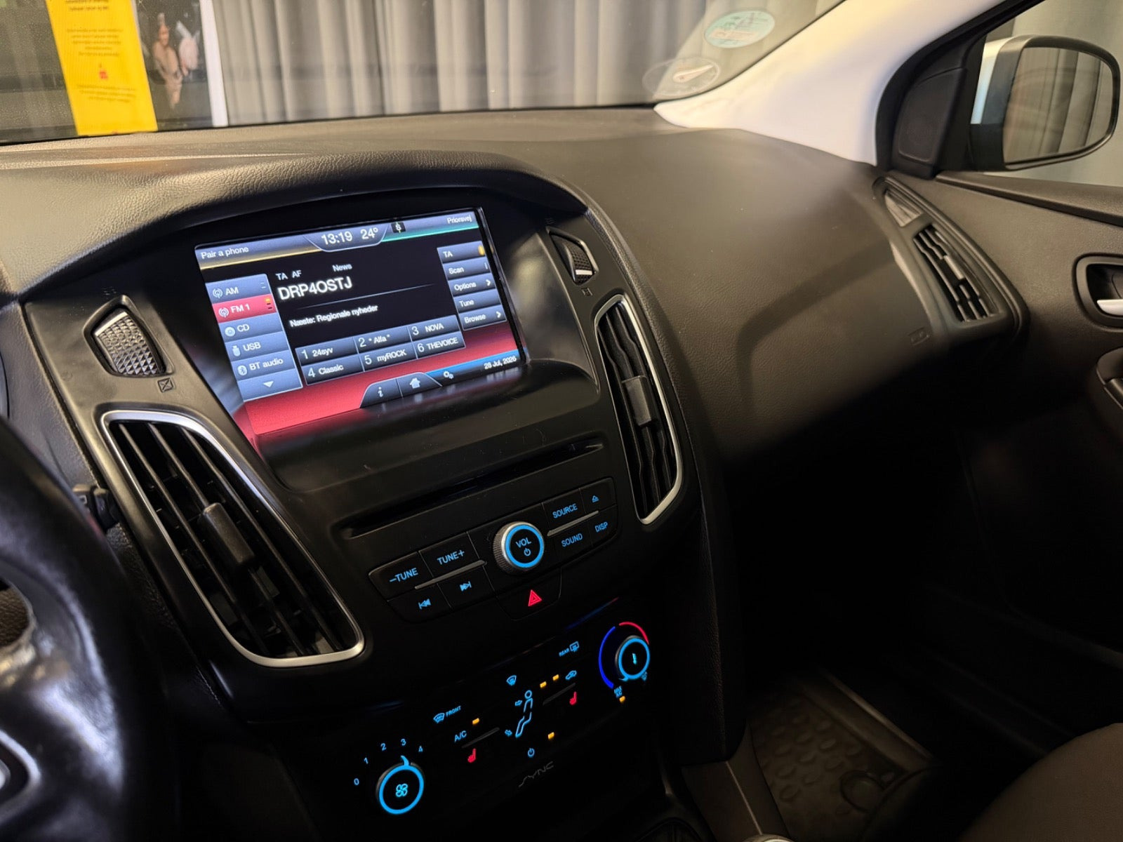 Sølv Ford Focus fra 2014