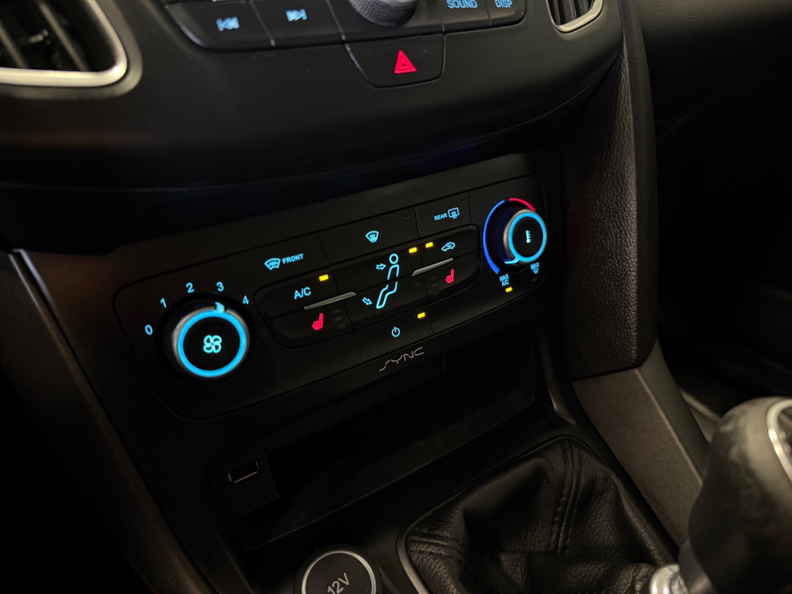 Sølv Ford Focus fra 2014