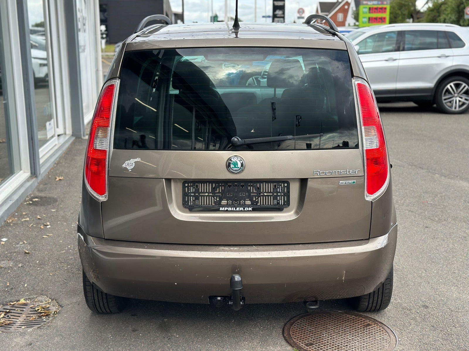 Beige Skoda Roomster fra 2012