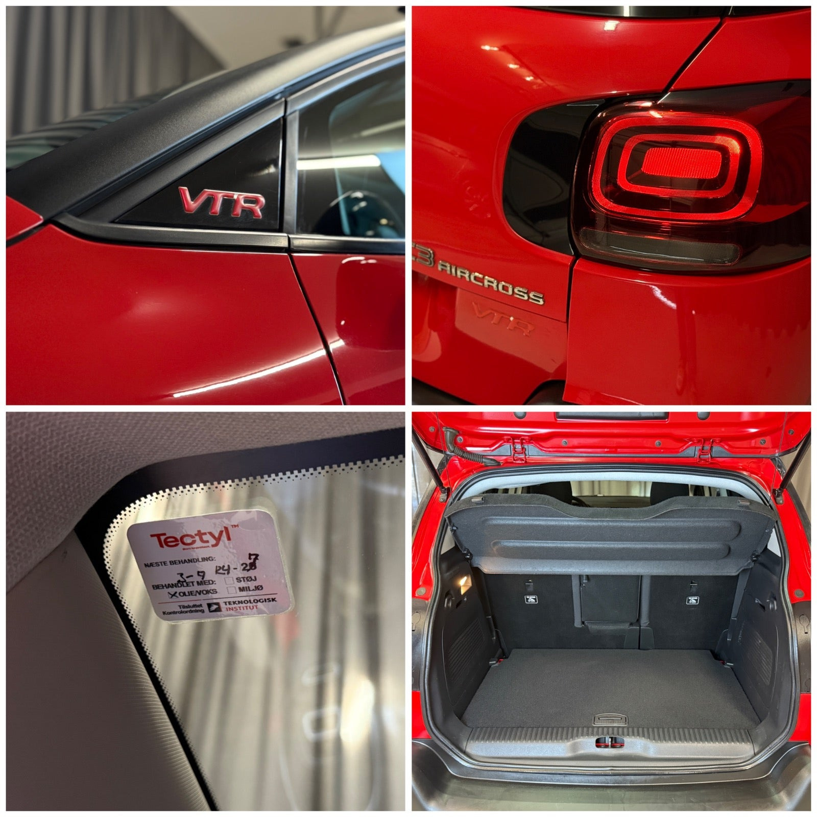 Rød Citroën C3 Aircross fra 2020