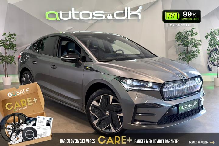 Grå Skoda Enyaq fra 2025