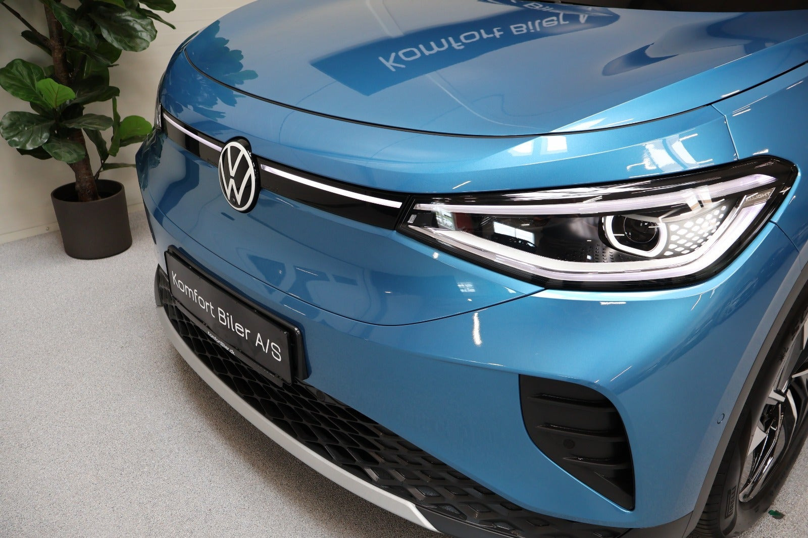 Blå VW ID.4 fra 2025