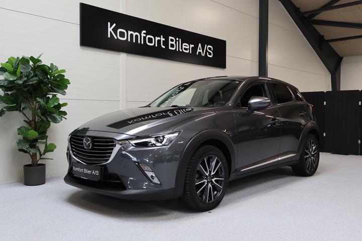 Grå Mazda CX-3 fra 2017