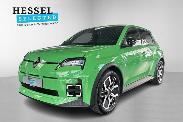 Grøn Renault 5 E-Tech fra 2025