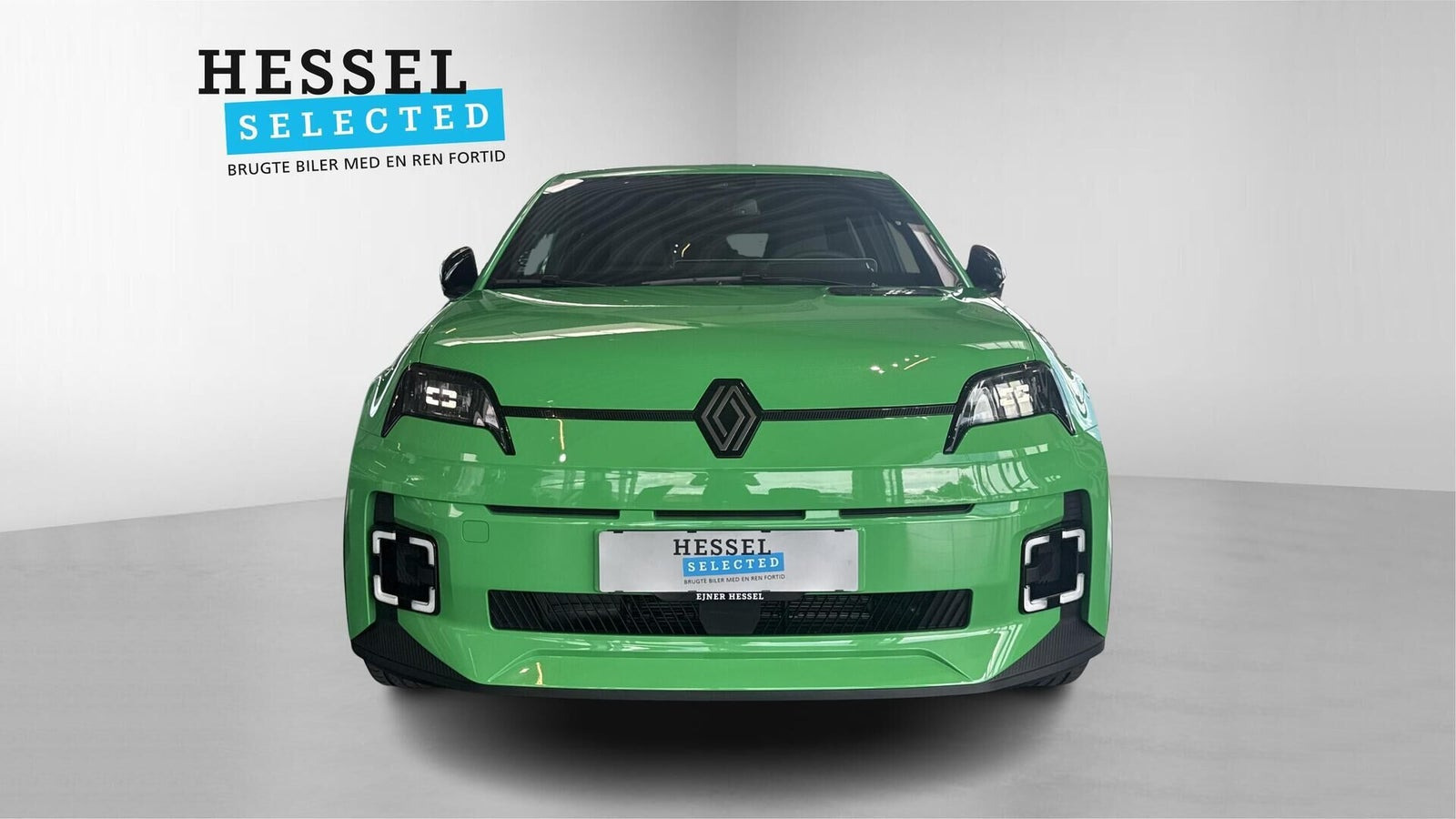 Grøn Renault 5 E-Tech fra 2025