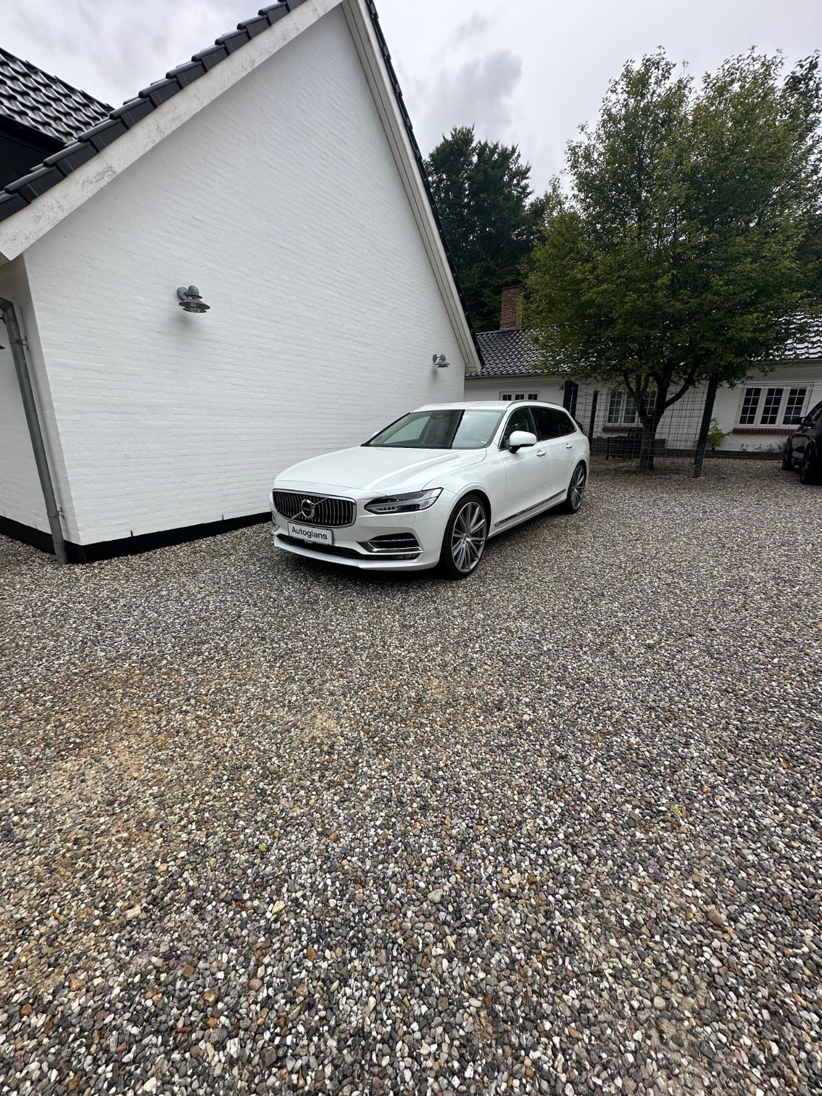 Hvid Volvo V90 fra 2018