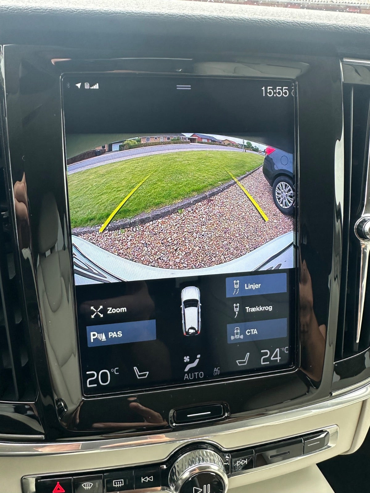 Hvid Volvo V90 fra 2018