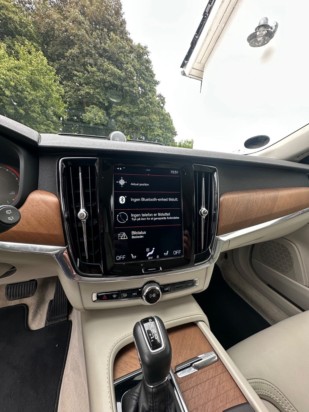 Hvid Volvo V90 fra 2018