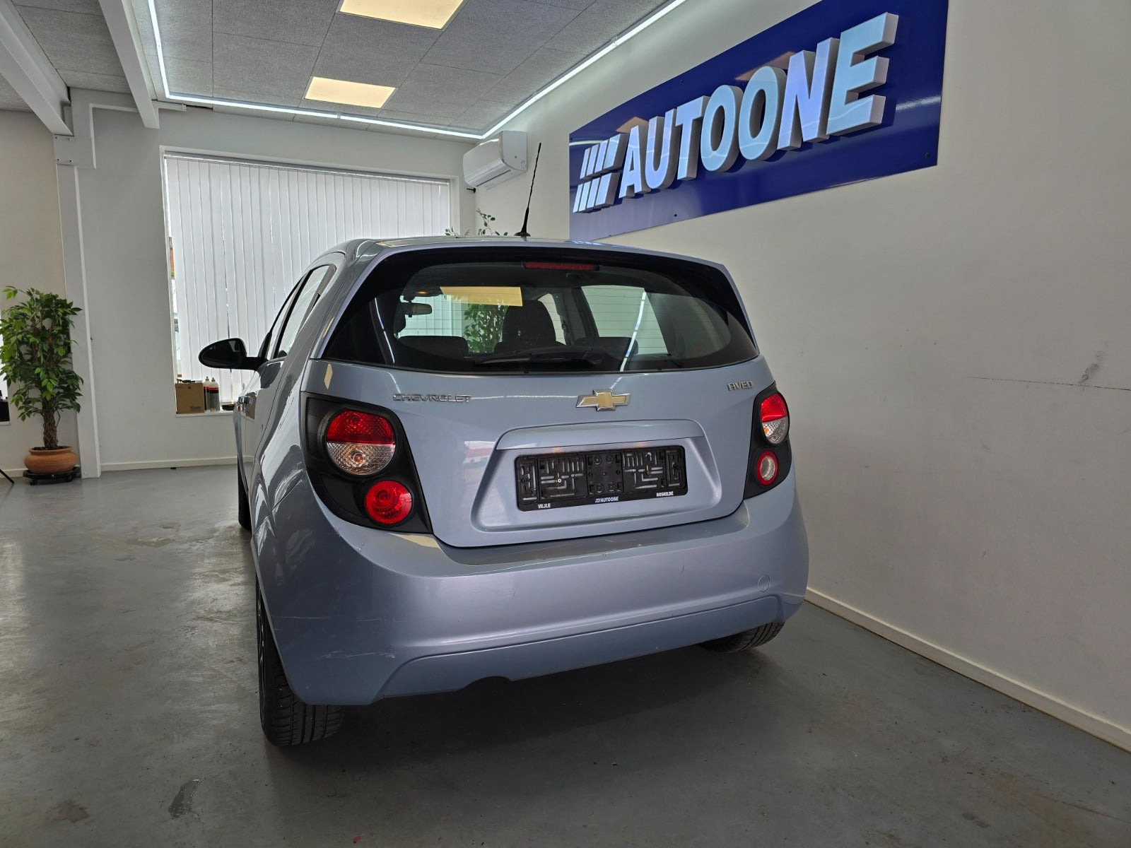 Blå Chevrolet Aveo fra 2011