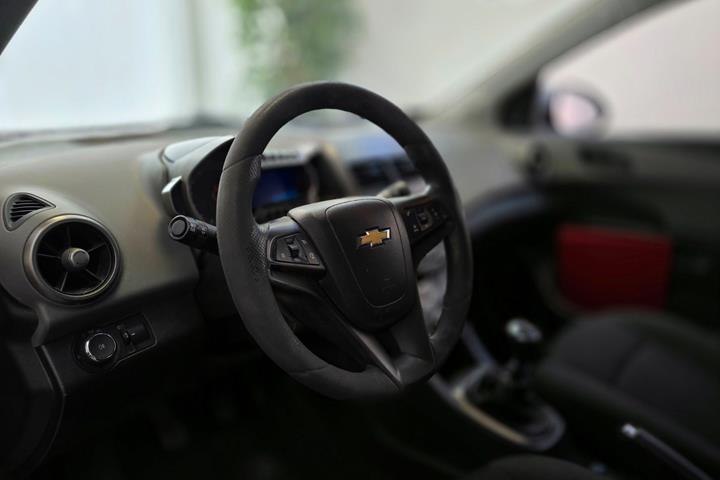Blå Chevrolet Aveo fra 2011