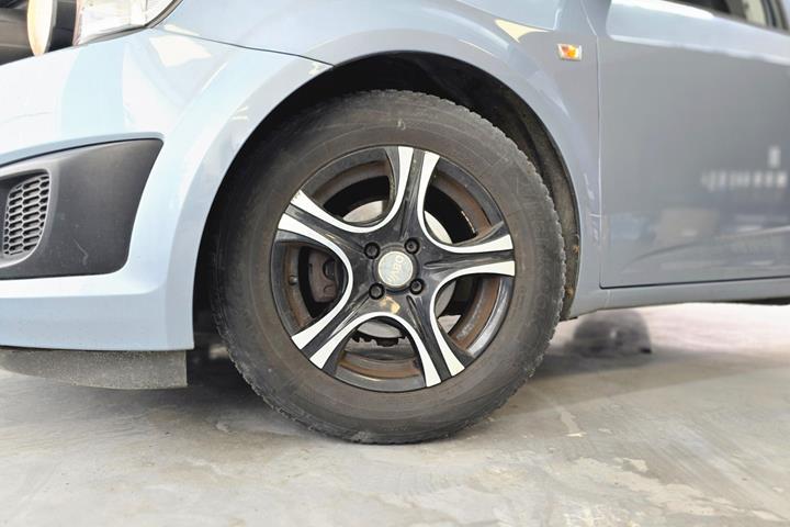 Blå Chevrolet Aveo fra 2011