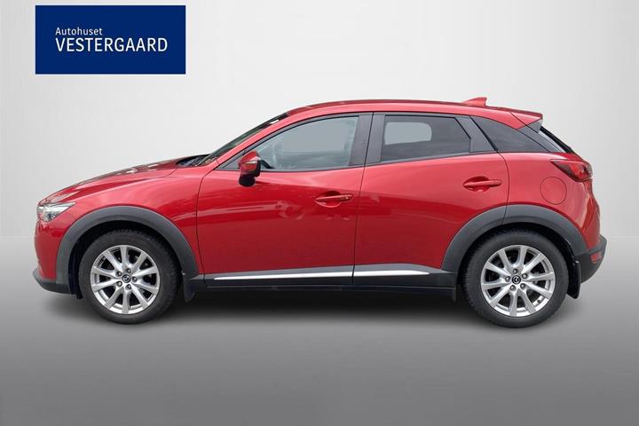Rød Mazda CX-3 fra 2017