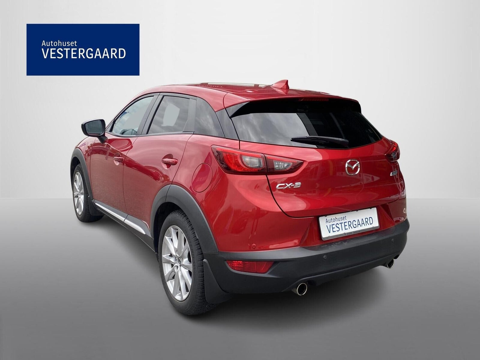 Rød Mazda CX-3 fra 2017
