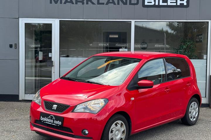 Rød Seat Mii fra 2014