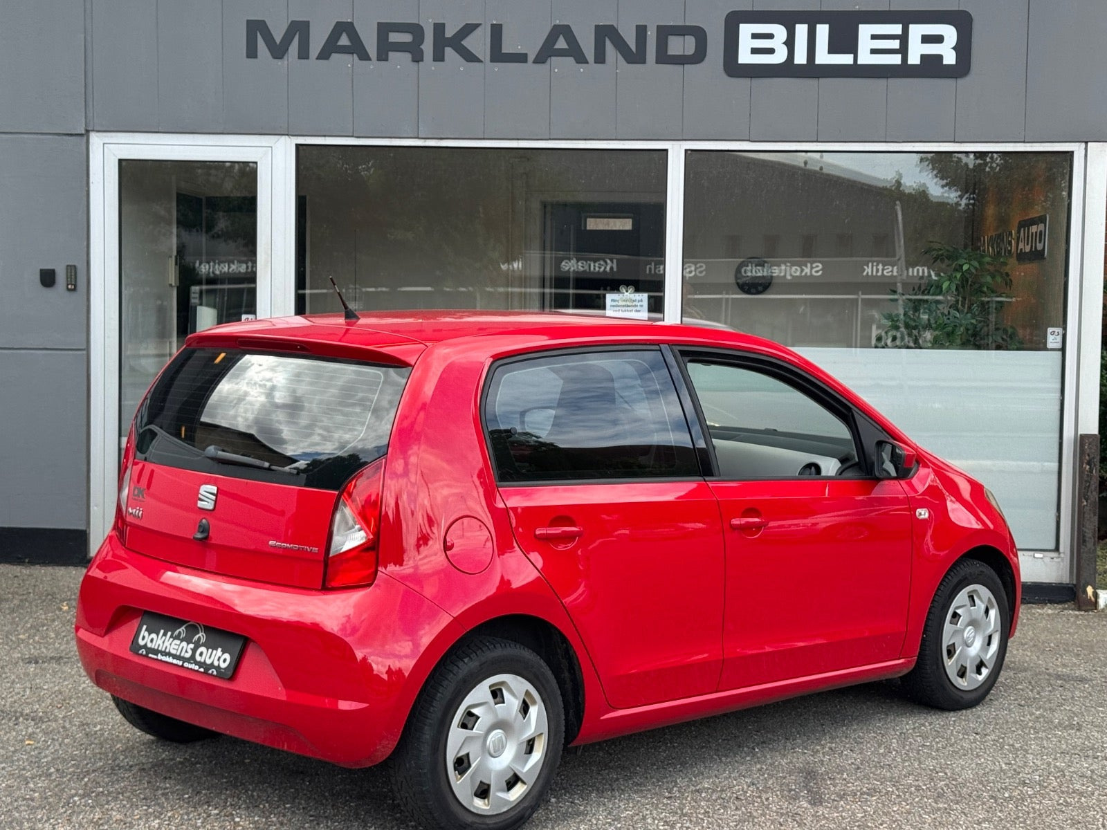 Rød Seat Mii fra 2014