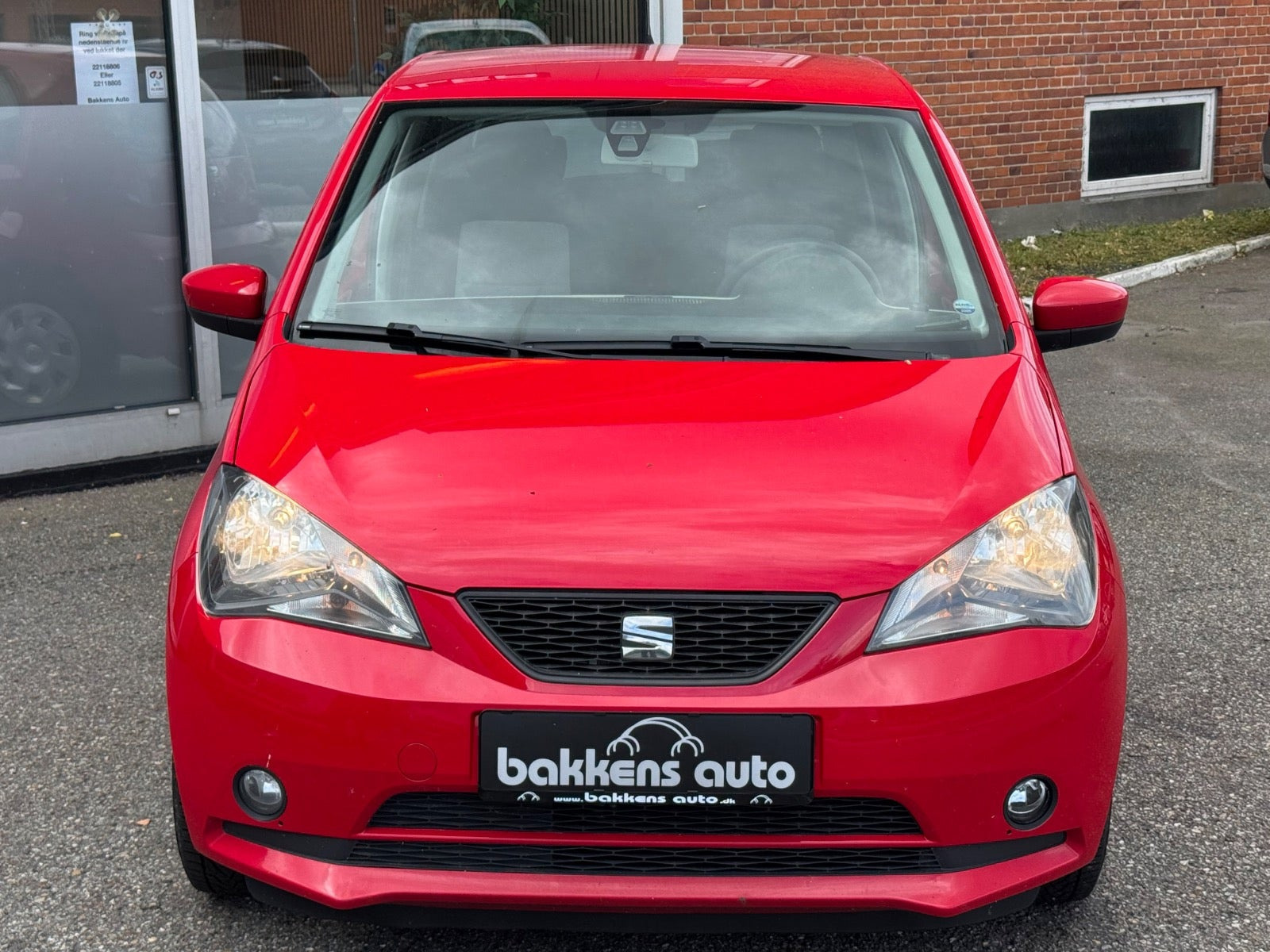 Rød Seat Mii fra 2014