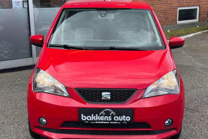 Rød Seat Mii fra 2014