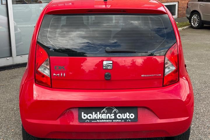 Rød Seat Mii fra 2014