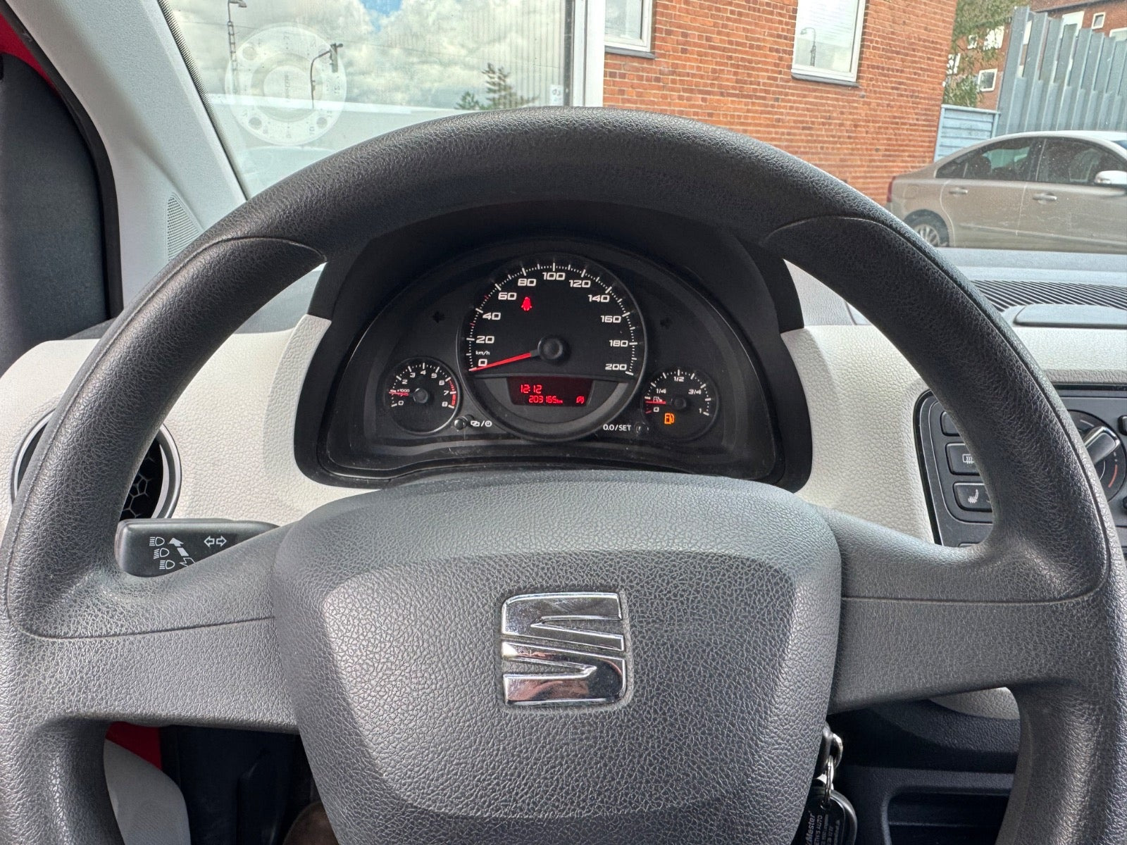 Rød Seat Mii fra 2014