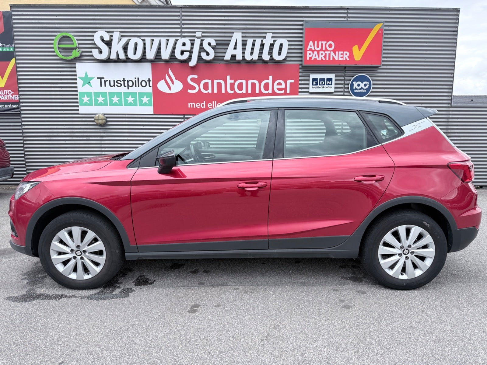 Rød Seat Arona fra 2019