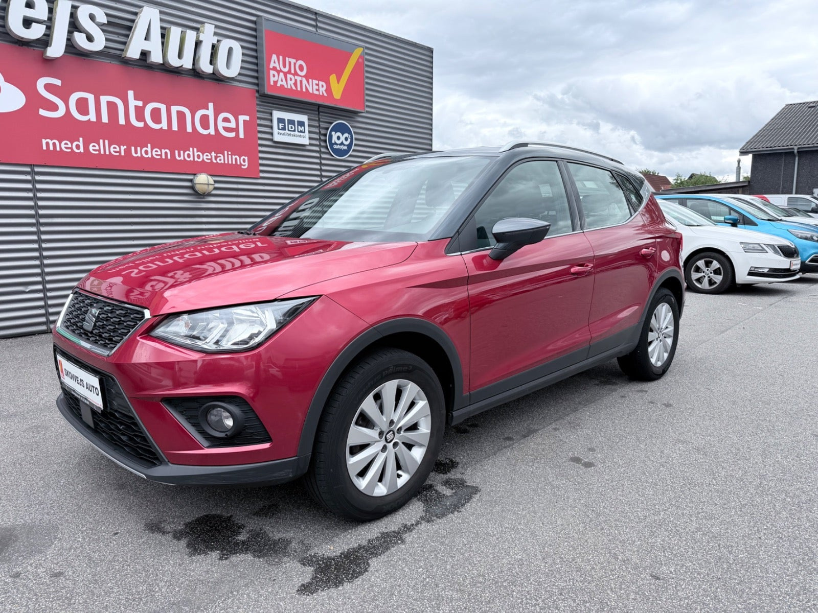 Rød Seat Arona fra 2019