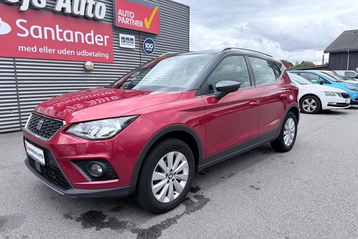 Rød Seat Arona fra 2019