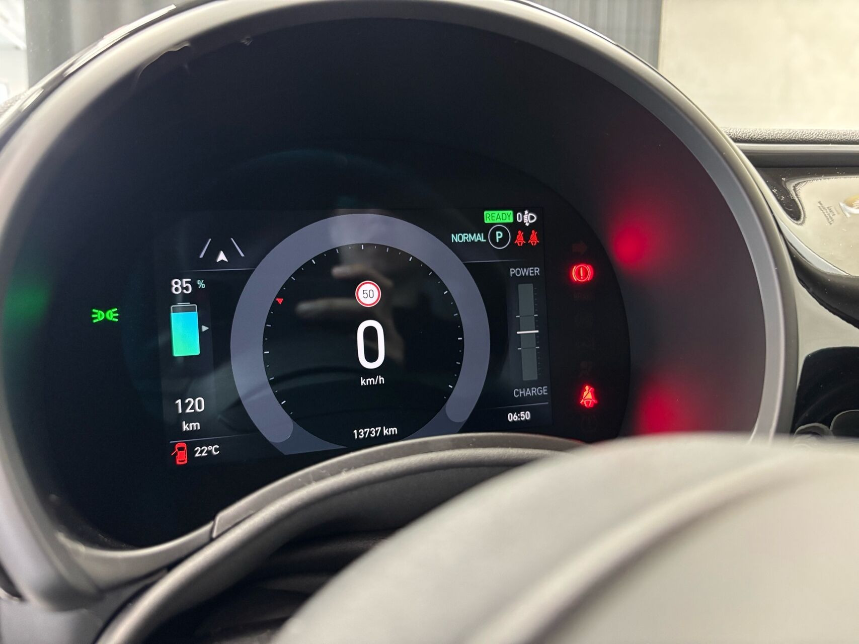 Sort Fiat 500e fra 2023