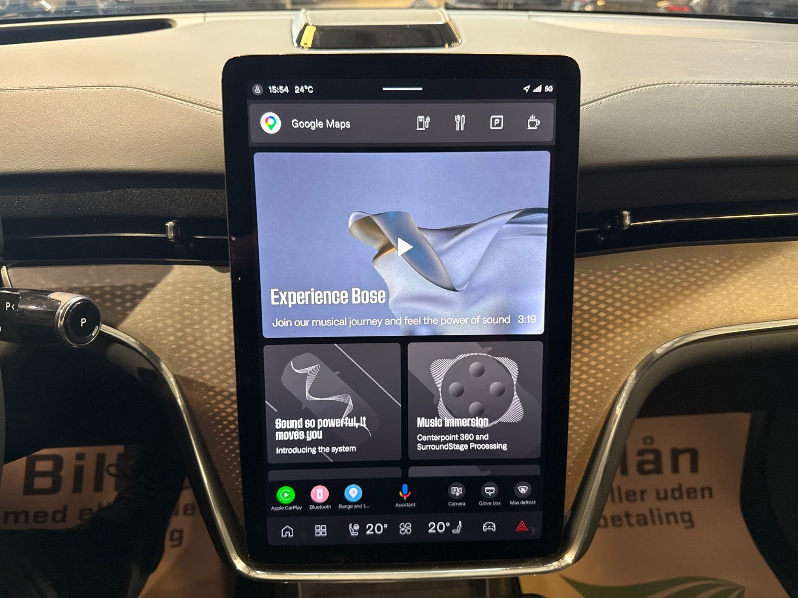 Blå Volvo EX90 fra 2025