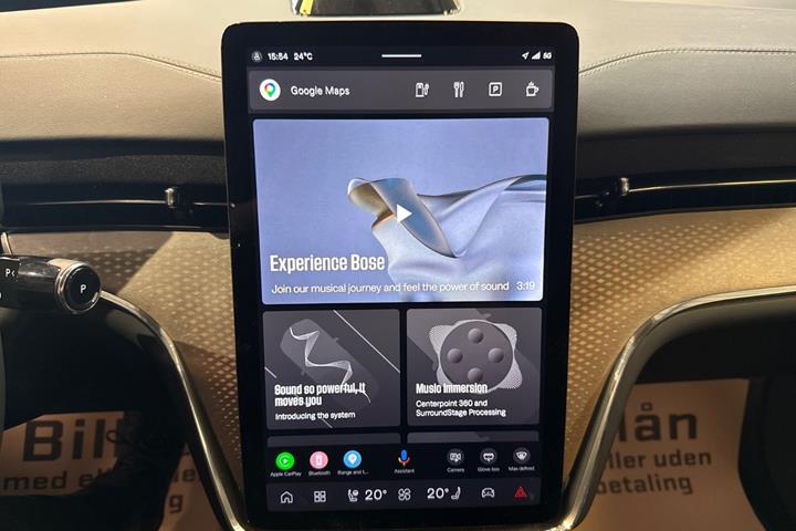Blå Volvo EX90 fra 2025
