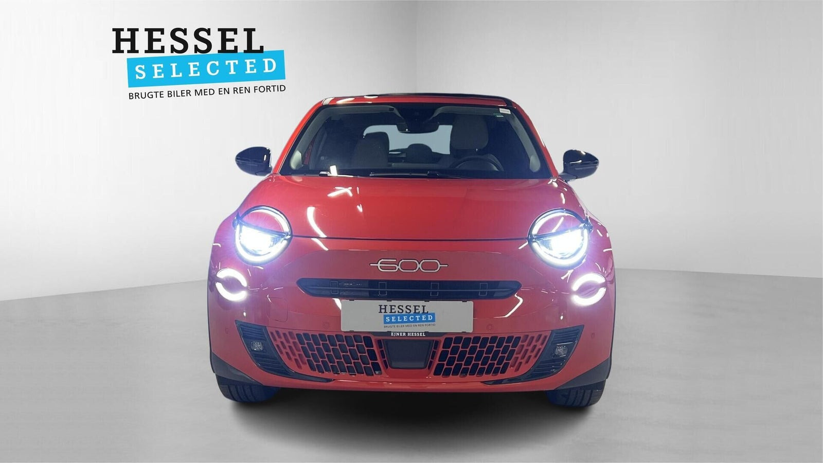 Orange Fiat 600e fra 2025