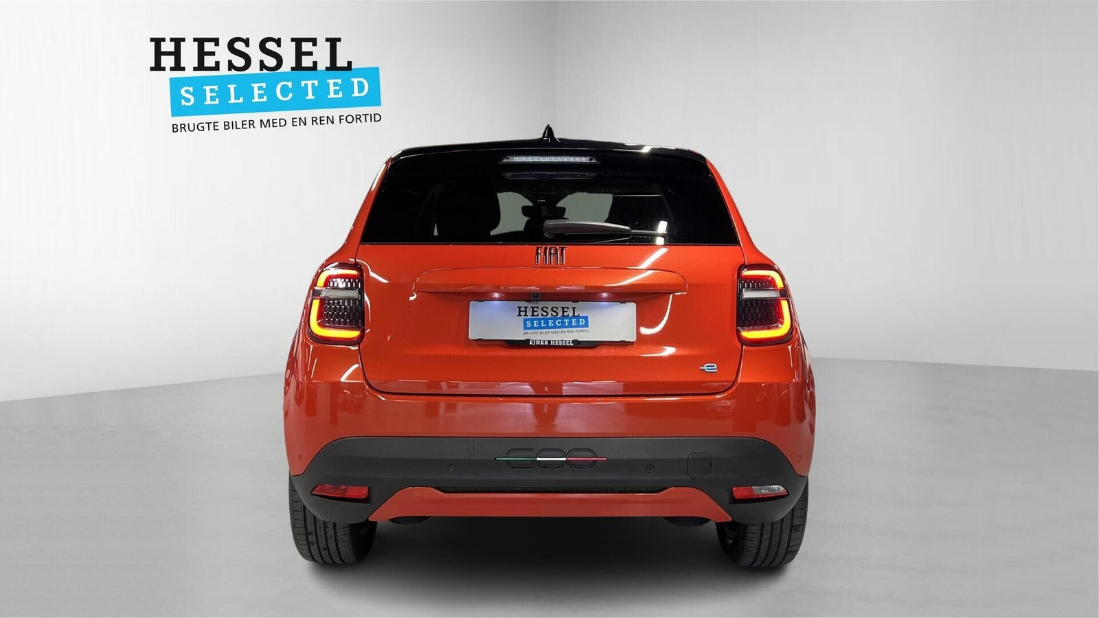 Orange Fiat 600e fra 2025