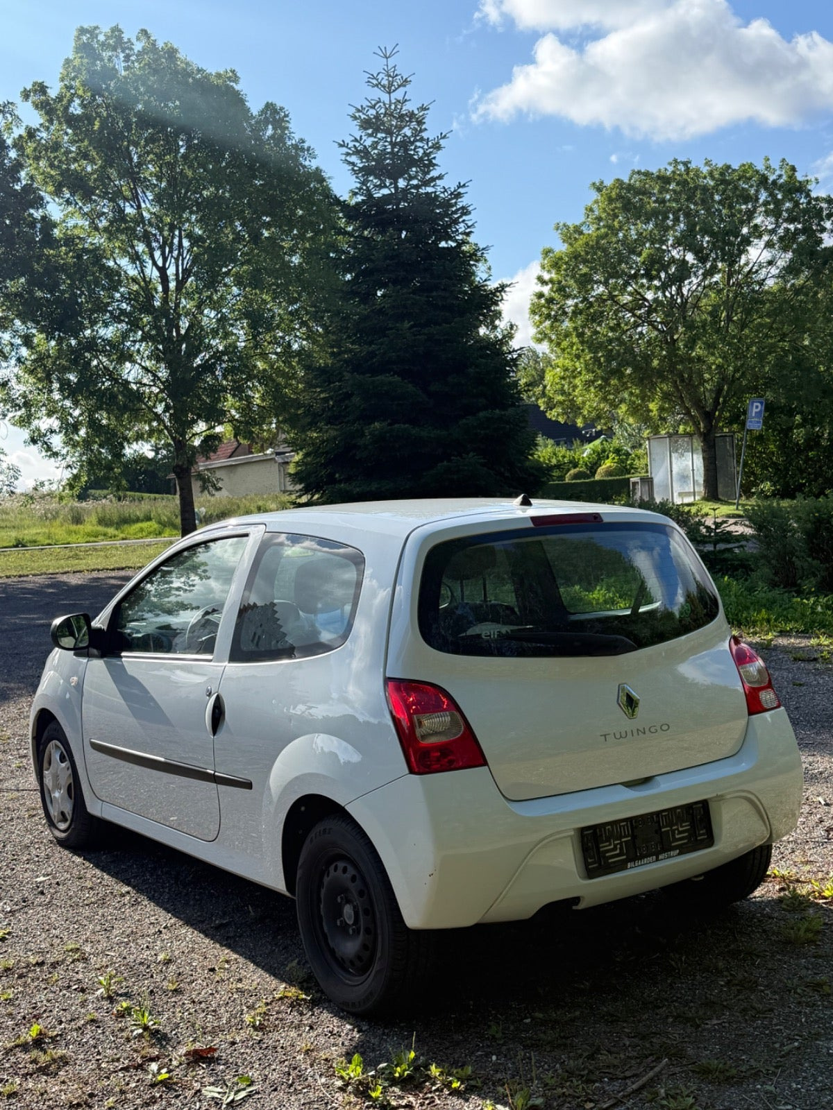 Hvid Renault Twingo fra 2011
