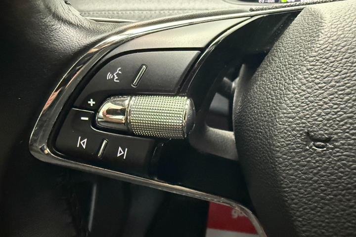 Blå Skoda Enyaq fra 2021