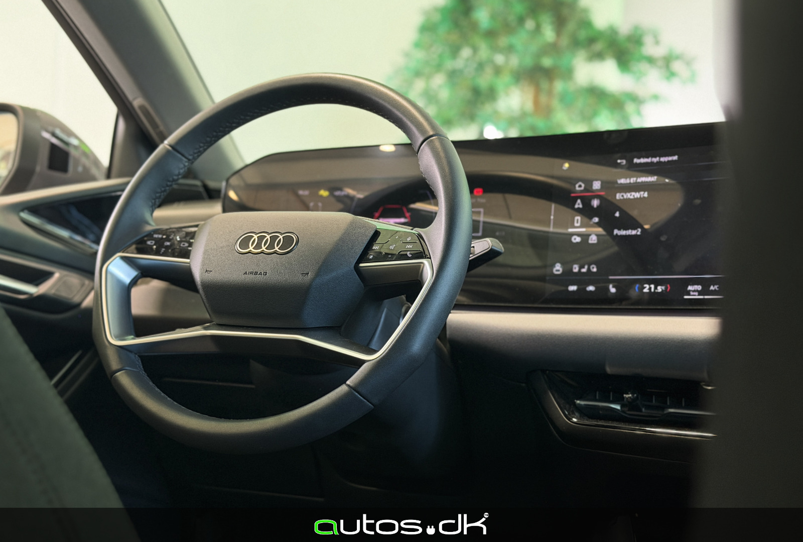 Grå Audi A6 e-tron fra 2025